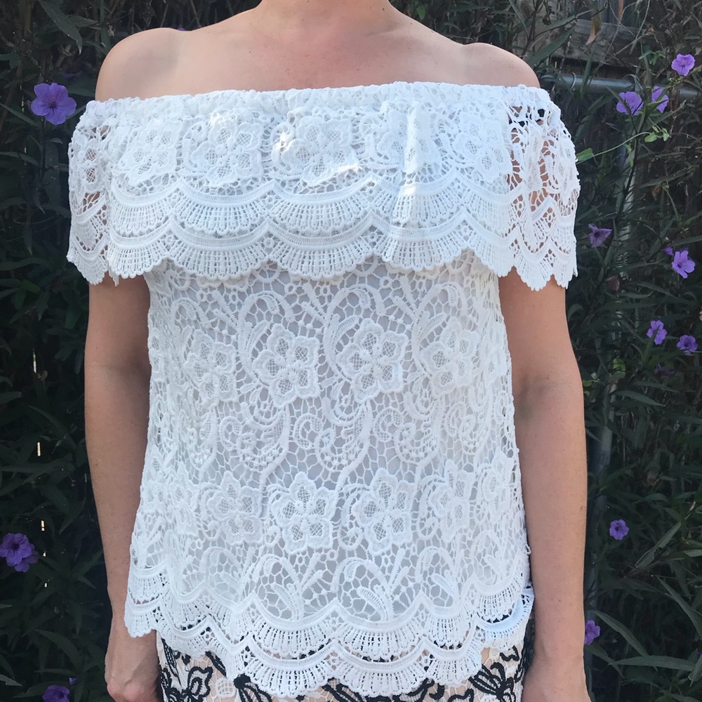 Off the shoulder blouse